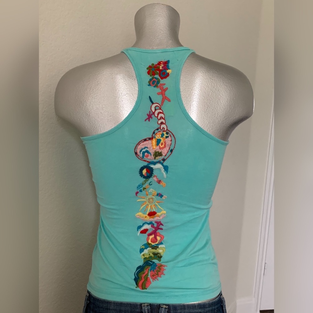 **SOLD** DA-NANG Embroidered Tank - Picture 7 of 8